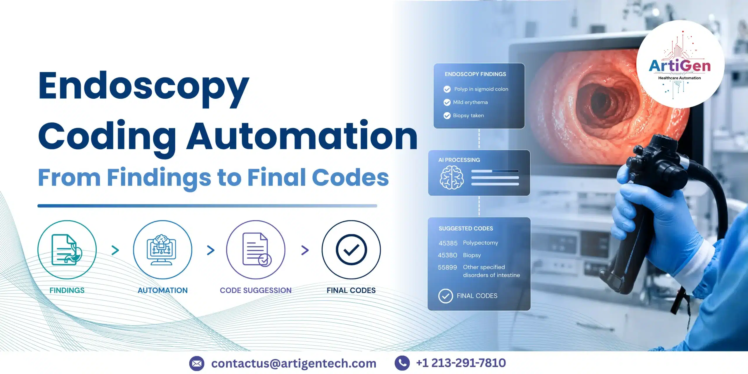 AI-Powered Endoscopy Coding: From Findings to Final Codes