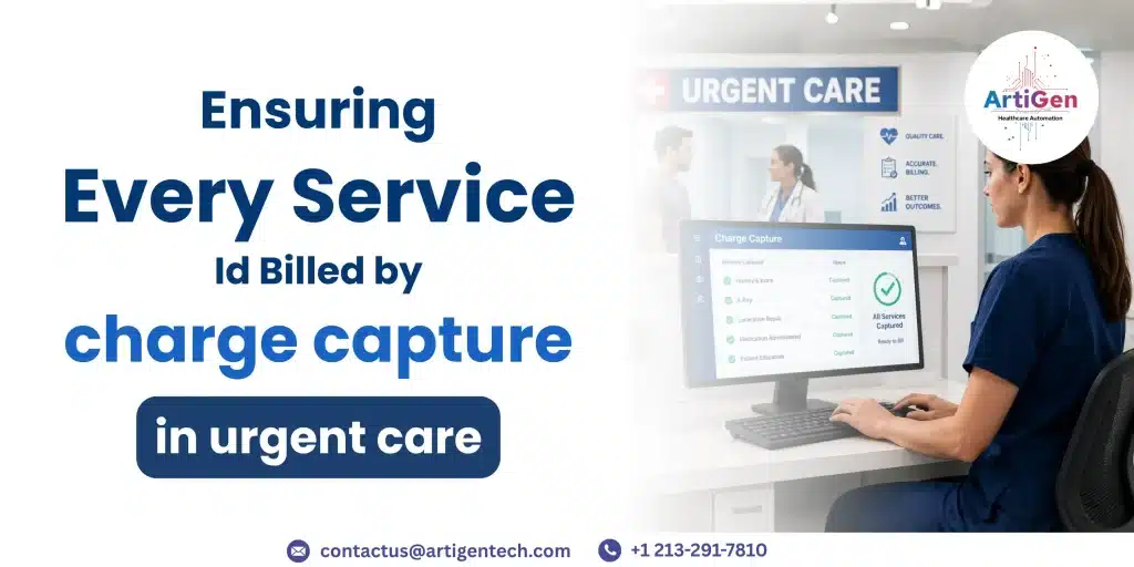 Ensuring Every Service Is Billed by charge capture in urgent care