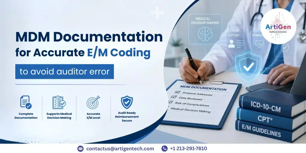 MDM Documentation for Accurate EM Coding to avoid auditor error