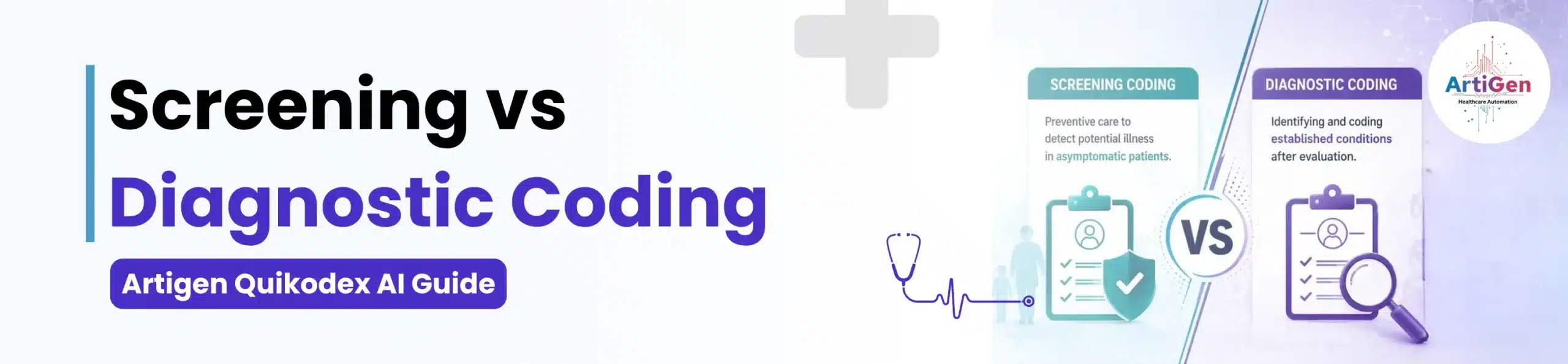 Screening vs Diagnostic Coding Artigen Quikodex AI Guide