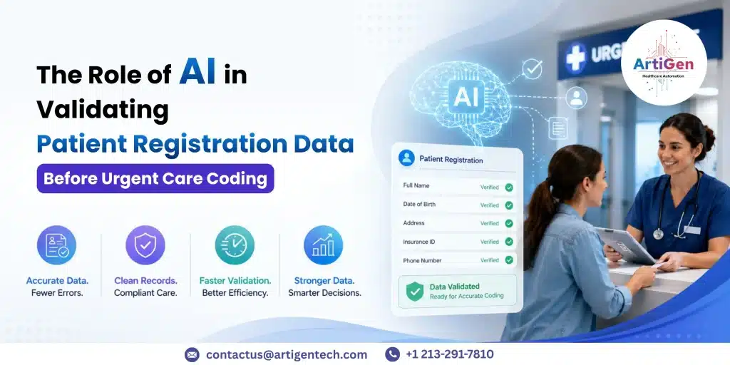 The Role of AI in Validating Patient Registration Data Before Urgent Care Coding - quikodex ai