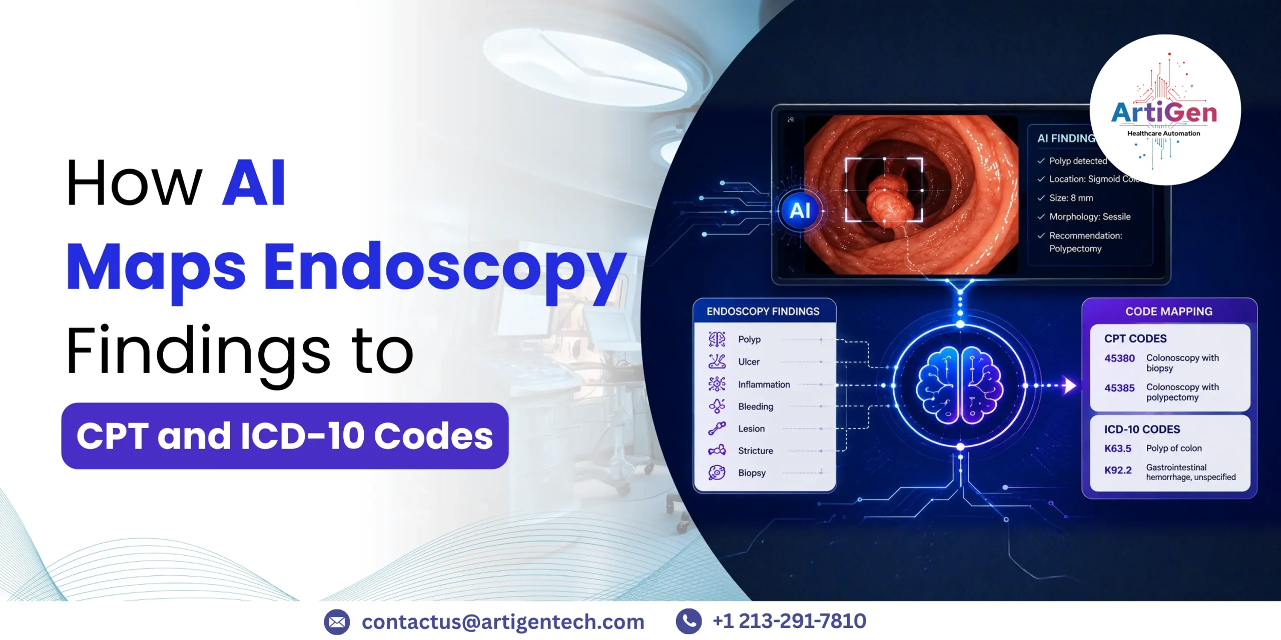 How AI Maps Endoscopy Findings to CPT and ICD-10 Codes