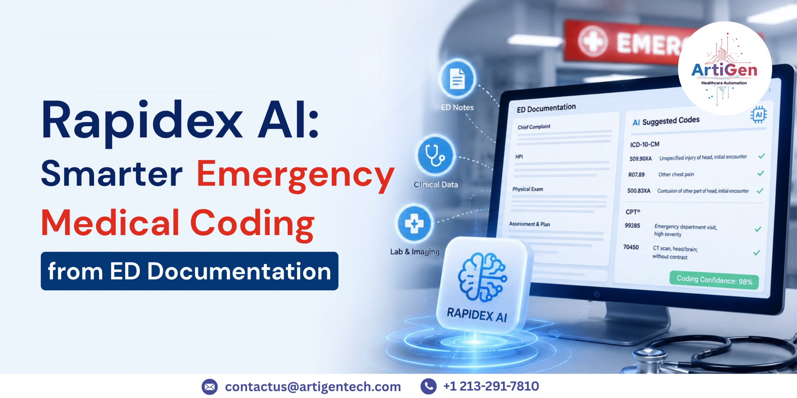 How AI Extracts Billable Clinical Evidence from ED Documentation
