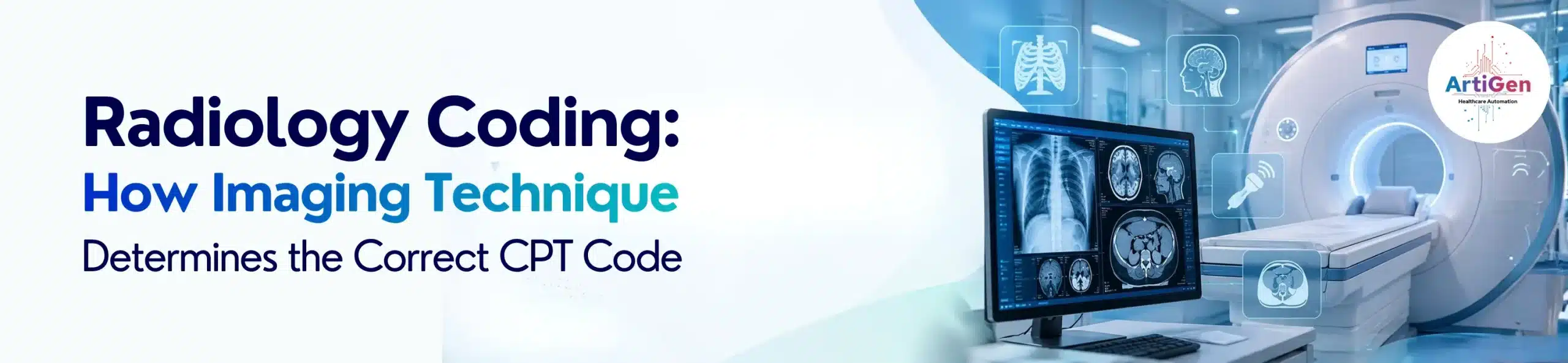 RadioNEX AI radiology CPT code selection and imaging coding workflow