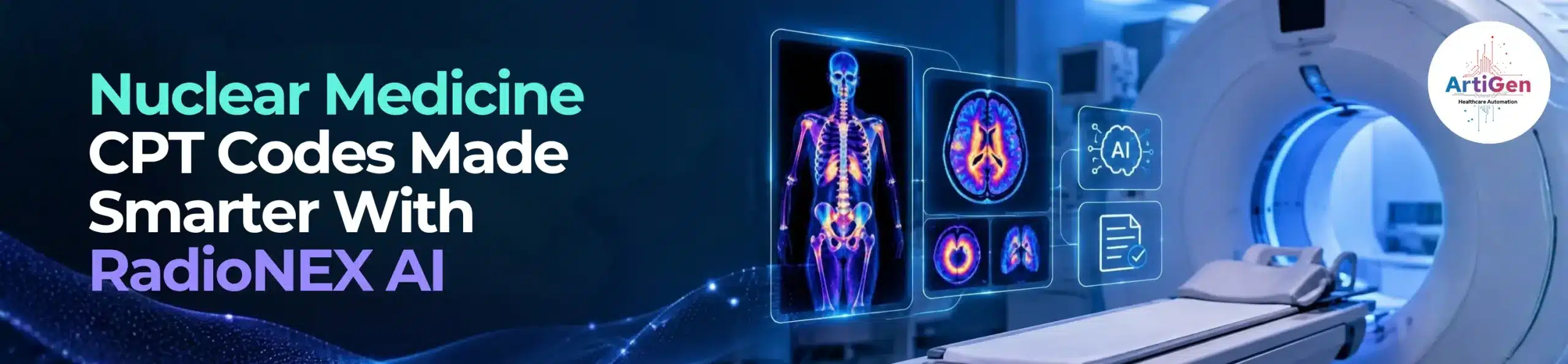 Nuclear medicine CPT codes for imaging, diagnosis, and billing